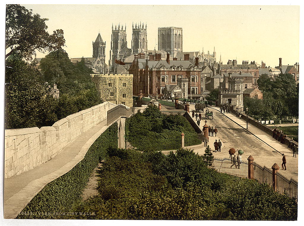 A picture of From city walls, York, England