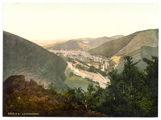 A picture of From Koenigstein, Lauterberg (i.e. Bad Lauterberg im Harz), Hartz, Germany