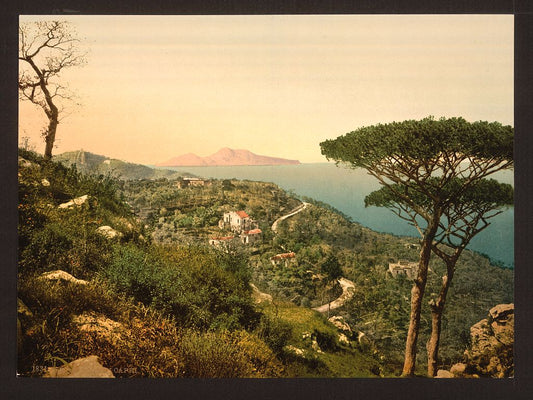 A picture of From Mount Sorrento, Capri Island, Italy