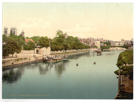 A picture of From railway bridge, York, England