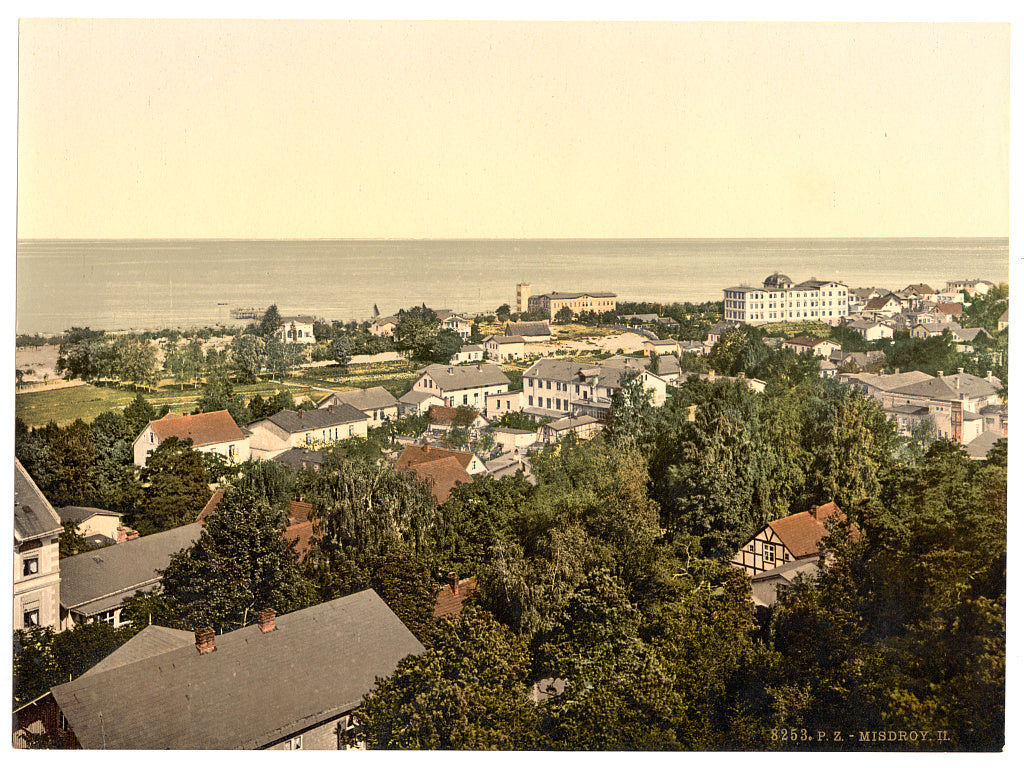 A picture of From the church, Misdroy, Pomerania, Germany  (i.e., Międzyzdroje, Poland)