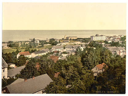 A picture of From the church, Misdroy, Pomerania, Germany  (i.e., Międzyzdroje, Poland)