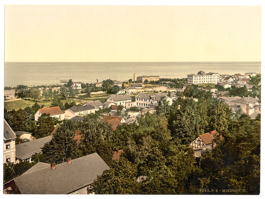 A picture of From the church, Misdroy, Pomerania, Germany  (i.e., Międzyzdroje, Poland)