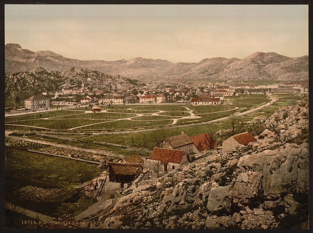 A picture of From the east, Cetinje, Montenegro