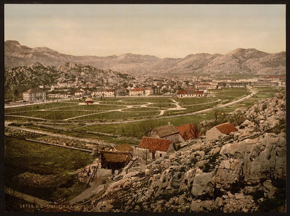 A picture of From the east, Cetinje, Montenegro