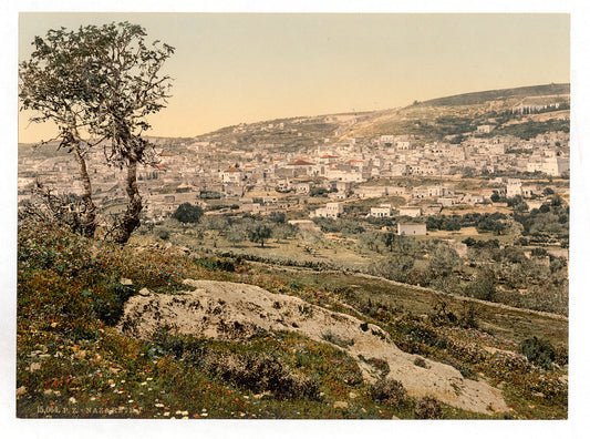A picture of From the east, Nazareth, Holy Land, (i.e., Israel)