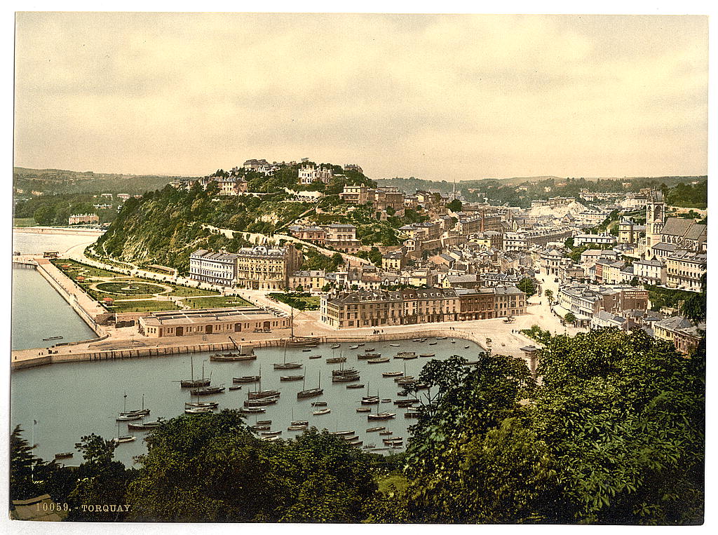 A picture of From the hill, Torquay, England