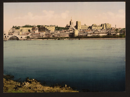 A picture of From the Isle de Barthalasse, (i.e., Ile de la Barthelasse), Avignon, Provence, France