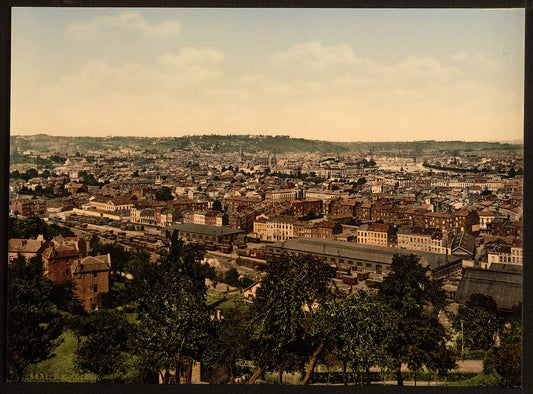 A picture of From the north, Observatory Avenue, Liège, Belgium