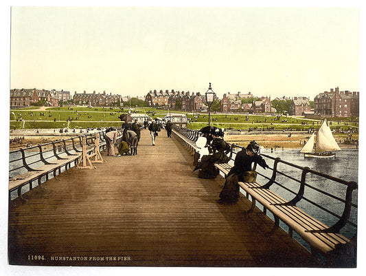 A picture of From the pier, New Hunstanton, England