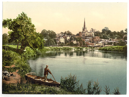 A picture of From the river, I., Ross-on-Wye, England