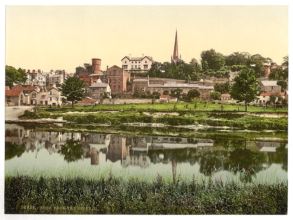 A picture of From the river, II., Ross-on-Wye, England