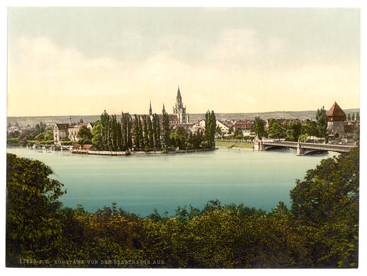 A picture of From the Seestrasse, Constance (i.e. Konstanz), Baden, Germany