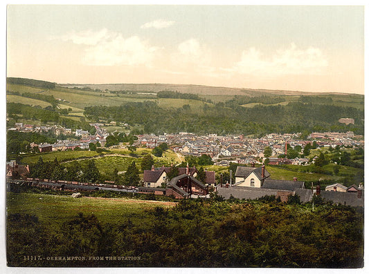 A picture of From the station, Okehampton, England