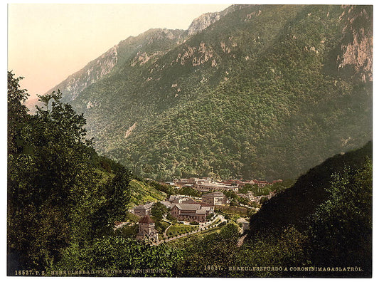 A picture of From Upper Coronini, Herkulesfürdö, Hungary, Austro-Hungary