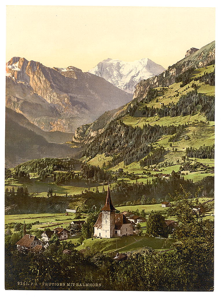 A picture of Frutigen and Balmhorn, Bernese Oberland, Switzerland