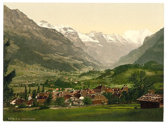 A picture of Frutigen, general view, Bernese Oberland, Switzerland