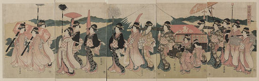 A picture of Fujibitai hana no gyōretsu