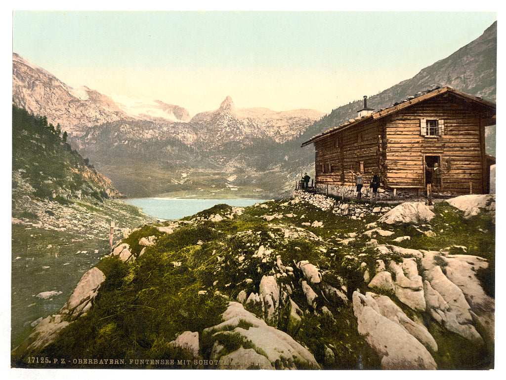 A picture of Funtensee with Schottmalhorn, Upper Bavaria, Germany