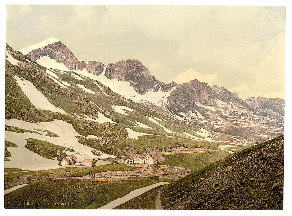 A picture of Furka Pass, Galenstock, general view, Bernese Oberland, Switzerland