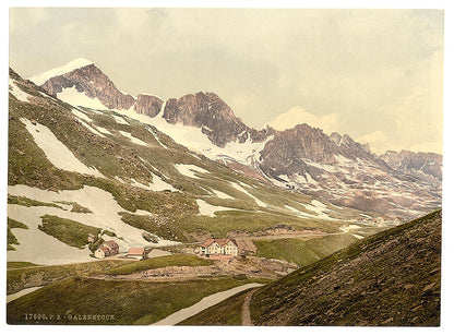 A picture of Furka Pass, Galenstock, general view, Bernese Oberland, Switzerland