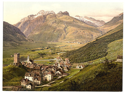 A picture of Furka Pass, Hospenthal, general view, Bernese Oberland, Switzerland