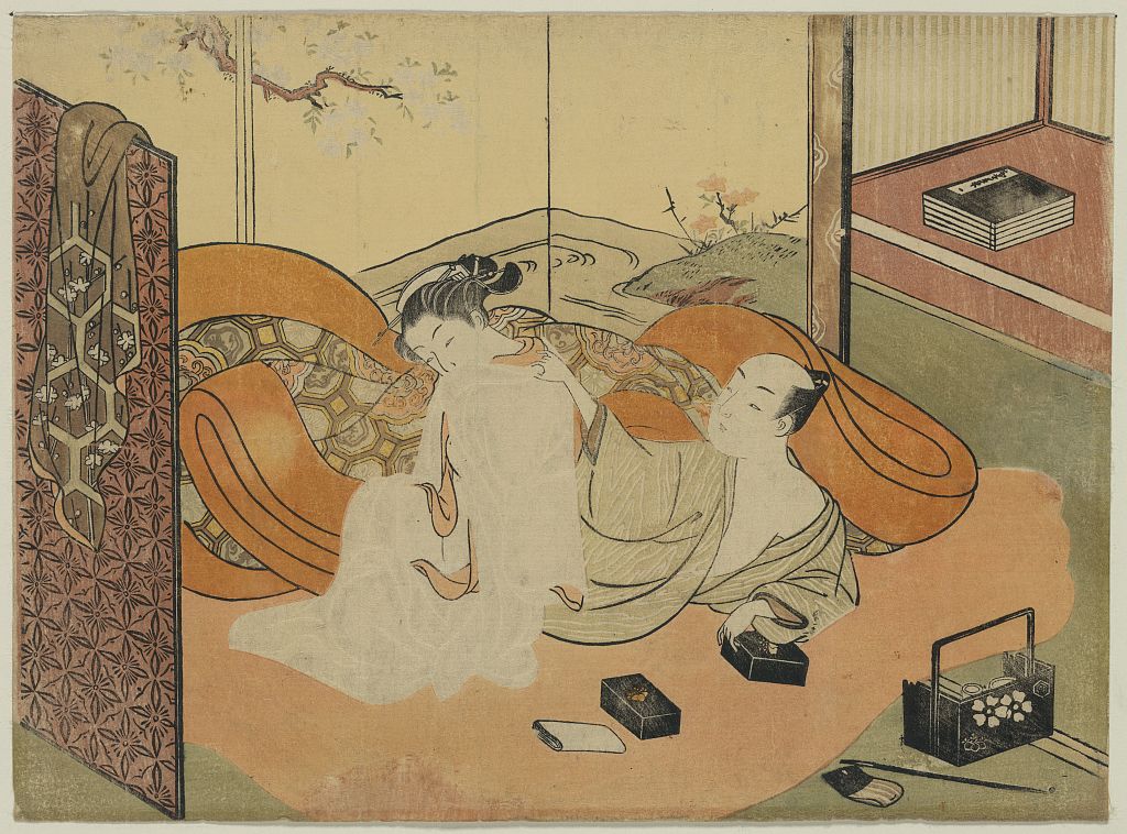 A picture of Futon no naka no yūjo to kyaku