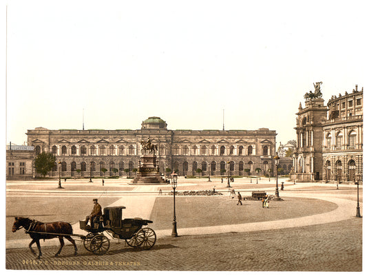 A picture of Gallery and Theatre, Altstadt, Dresden, Saxony, Germany
