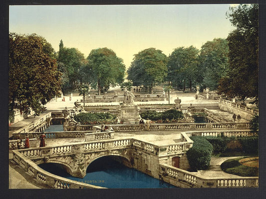 A picture of Garden of the Fountains, Nîmes, France