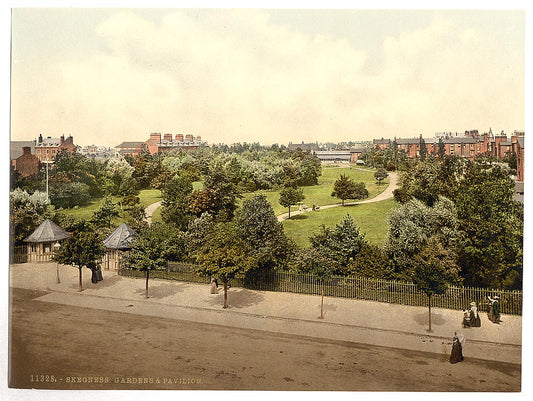 A picture of Gardens and pavillion, Skegness, England