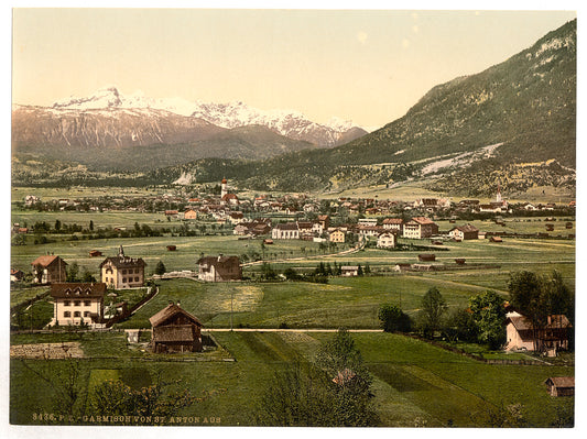 A picture of Garmisch, general view, Upper Bavaria, Germany