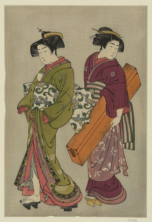A picture of Geisha to hakoya