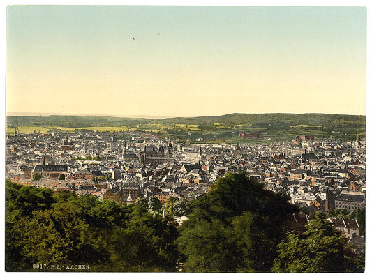 A picture of General view, Aachen, the Rhine, Germany