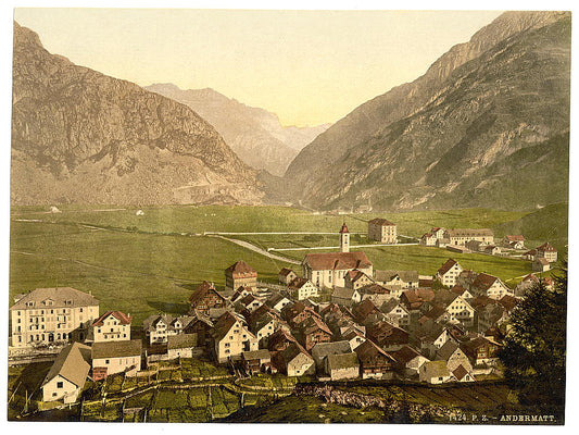 A picture of General view, Andermatt, Switzerland
