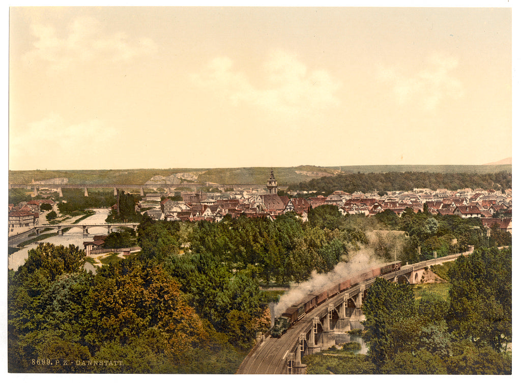 A picture of General view, Cannstatt (i.e., Bad Cannstatt), Wurtemburg, Germany