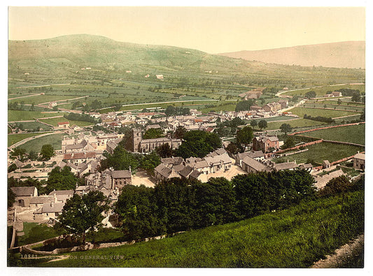 A picture of General view, Castleton, Derbyshire, England