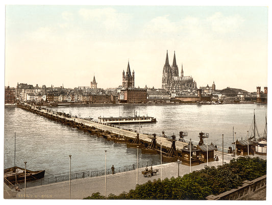A picture of General view, Cologne, the Rhine, Germany