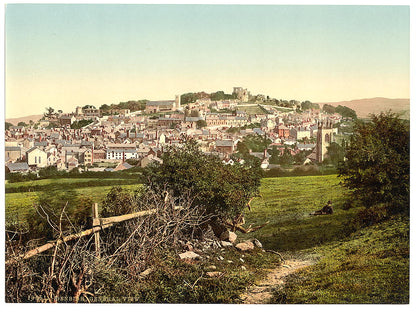 A picture of General view, Denbigh, Wales