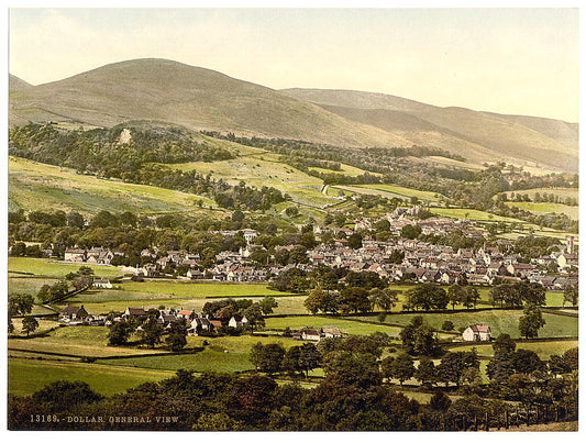 A picture of General view, Dollar, Scotland