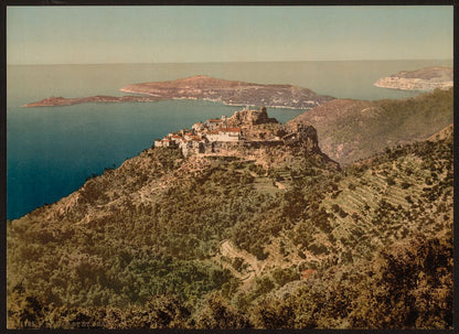 A picture of General view, Èze and St. Jean, Riviera