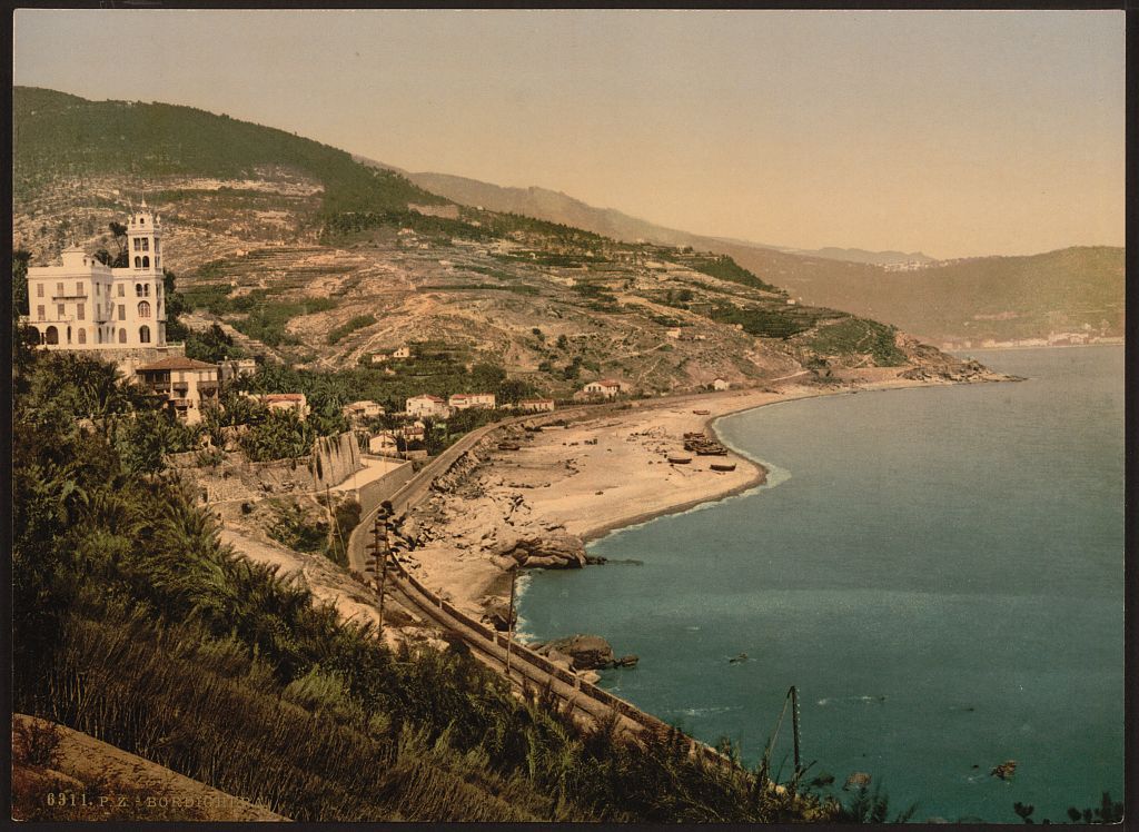 A picture of General view from the west, Bordighera, Riviera