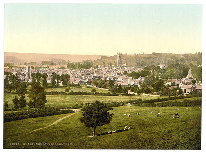 A picture of General view, Glastonbury, England