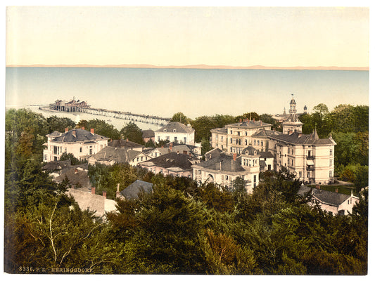 A picture of General view, Heringsdorf (i.e., Seebad Heringsdorf) Pomerania, Germany