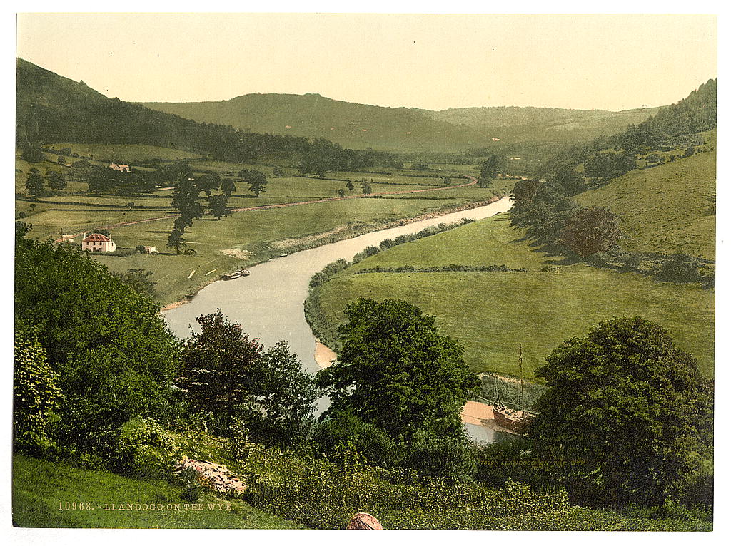 A picture of General view, Llandogo on the Wye, Wales