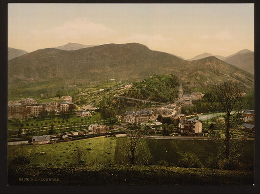 A picture of General view, Lourdes, Pyrenees, France
