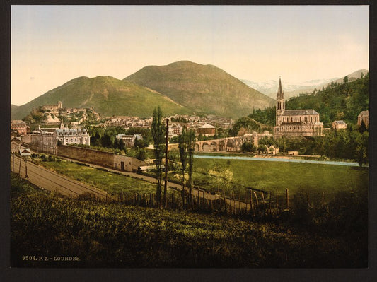 A picture of General view, Lourdes, Pyrenees, France
