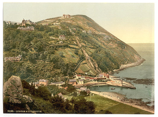 A picture of General view, Lynton and Lynmouth, England