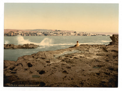 A picture of General view, Sidon, Holy Land, (i.e. Lebanon)