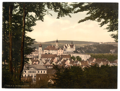 A picture of General view, Sigmarungen (i.e. Sigmaringen), Hohenzollern, Germany