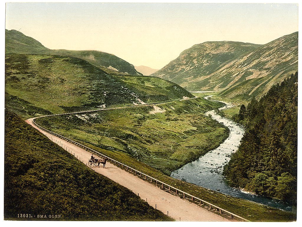 A picture of General view, Sma Glen (i.e., Sma'), Scotland